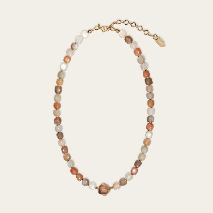 Mocha Moonstone Serenity Necklace