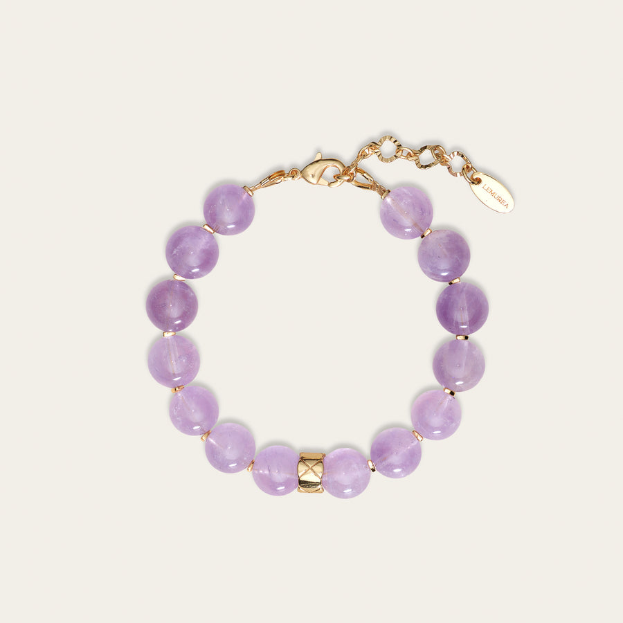 Lemurea Grid | Amethyst Clarity Bracelet