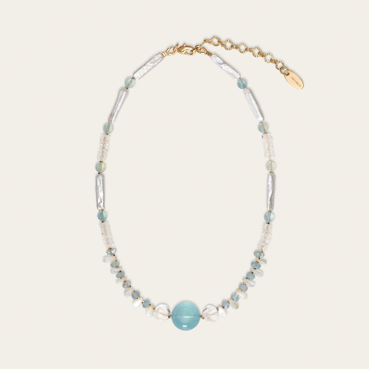 Aquamarine Ocean Breeze Necklace