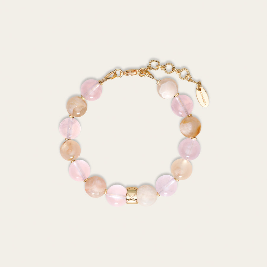 Lemurea Grid | Rose Quartz Self-Love Bracelet