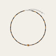 Golden Skeletal Quartz Guardian Necklace