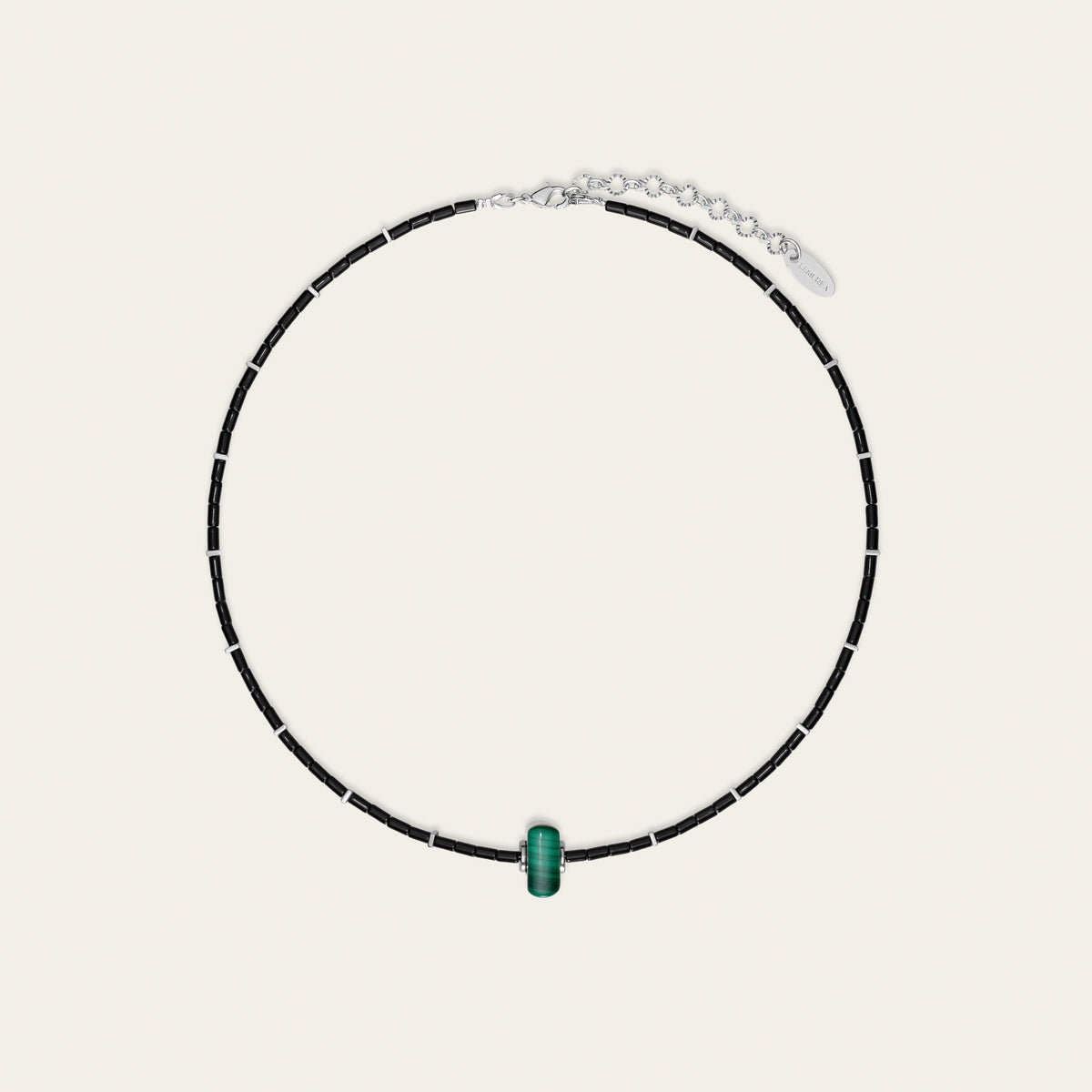 Malachite Obsidian Guardian Necklace