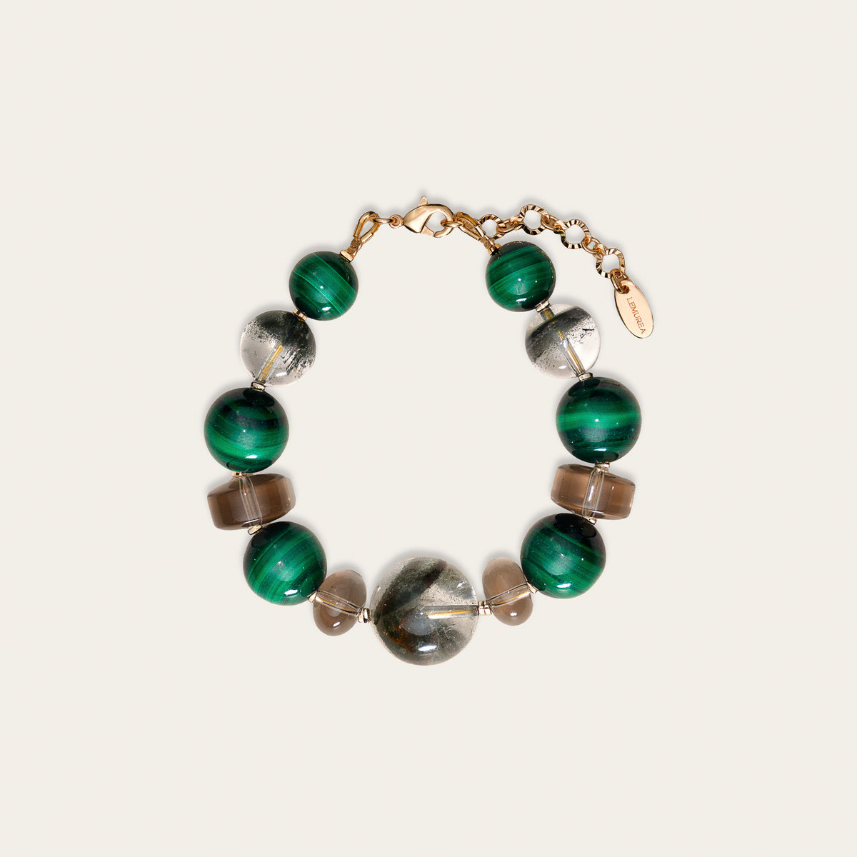 Green Forest Malachite Abundance Bracelet