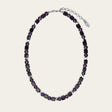 Amethyst  Onyx Guardian Necklace
