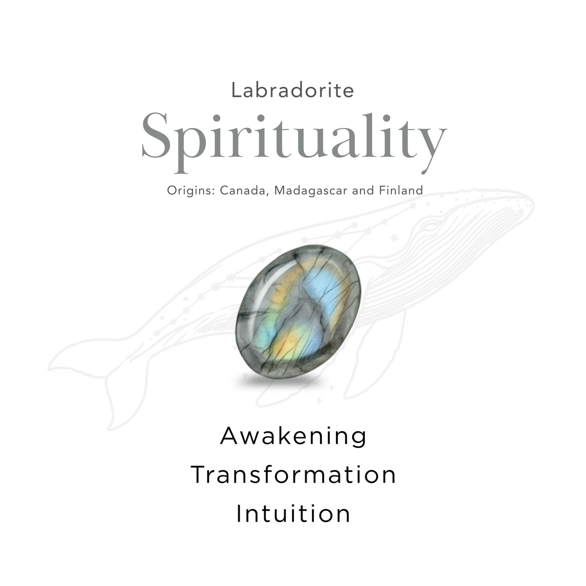 Labradorite Smoky Quartz Inner-Strength Necklace
