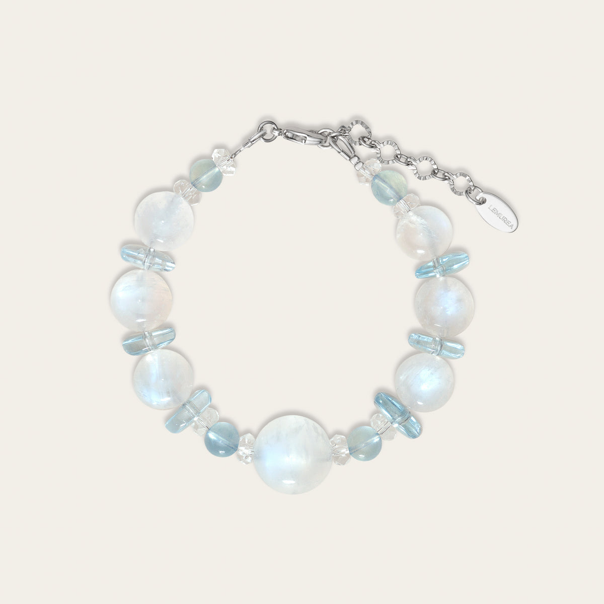 Blue Moonstone Ocean Tide Bracelet