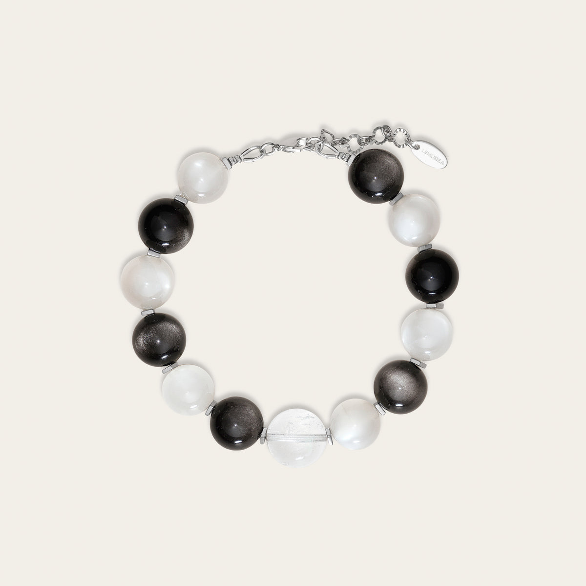 Lemurian Quartz Lunar Wisdom Bracelet