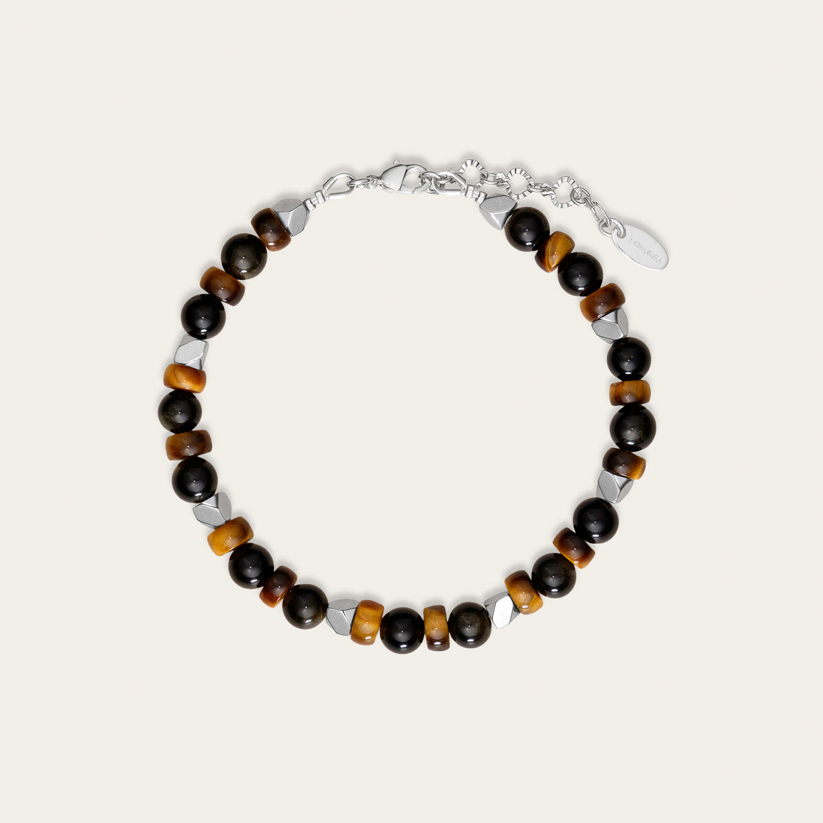 Obsidian Tiger’s Eye Confidence Bracelet