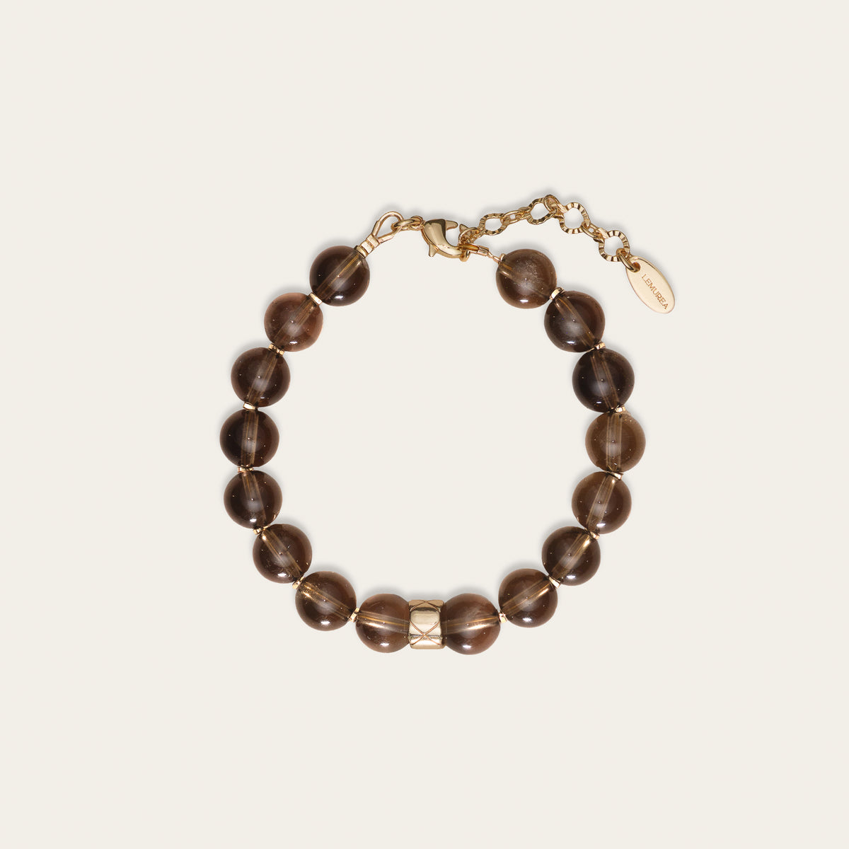 Lemurea Lattice | Smoky Quartz Grounding Bracelet