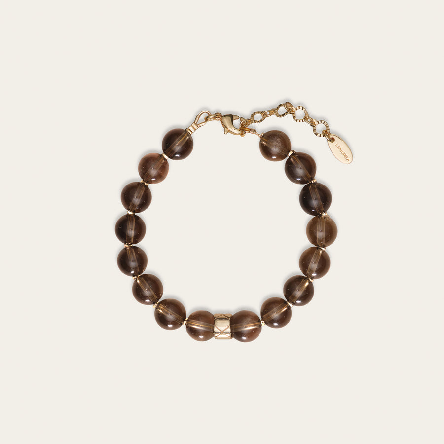 Lemurea Grid | Smoky Quartz Grounding Bracelet