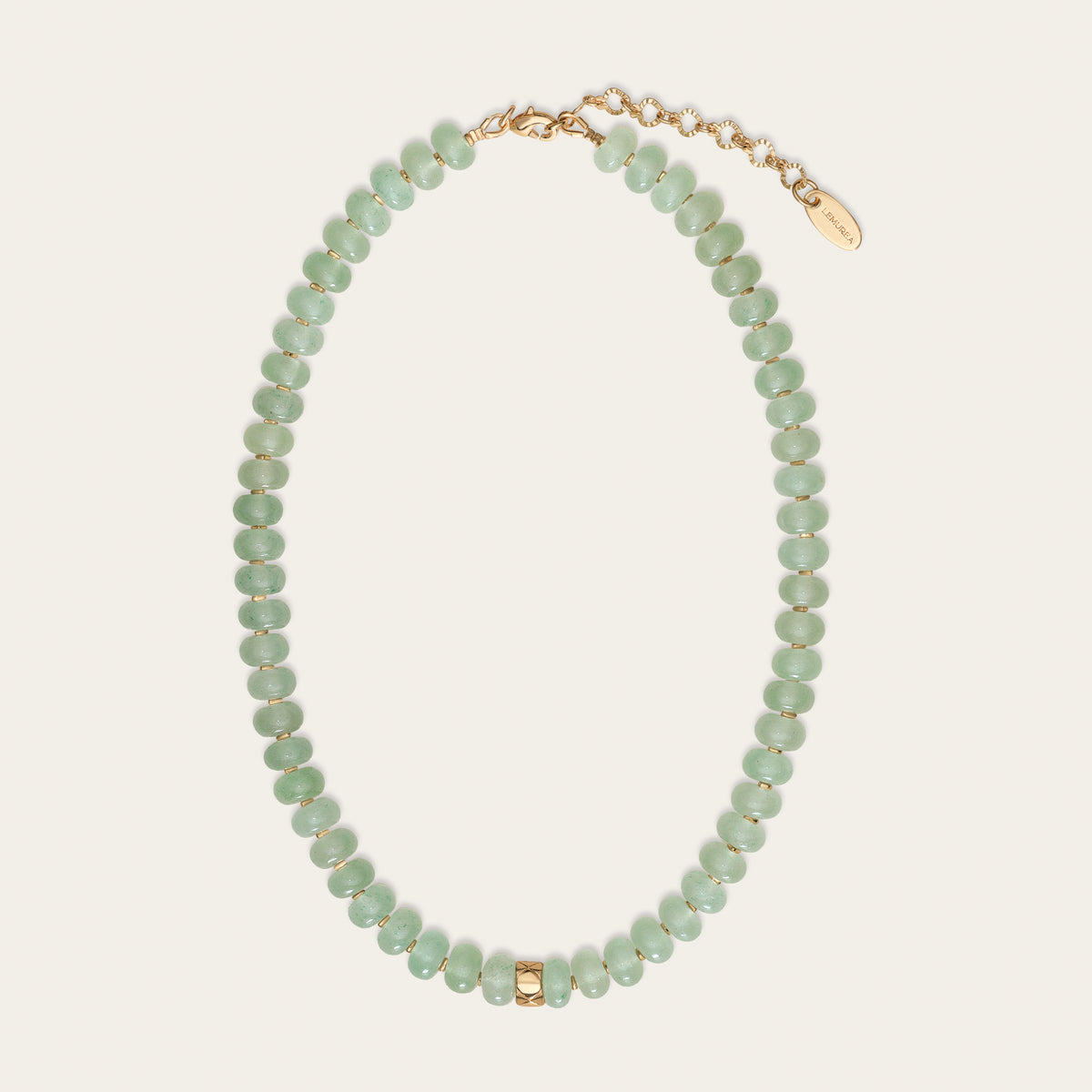 Lemurea Lattice | Aventurine Growth Necklace