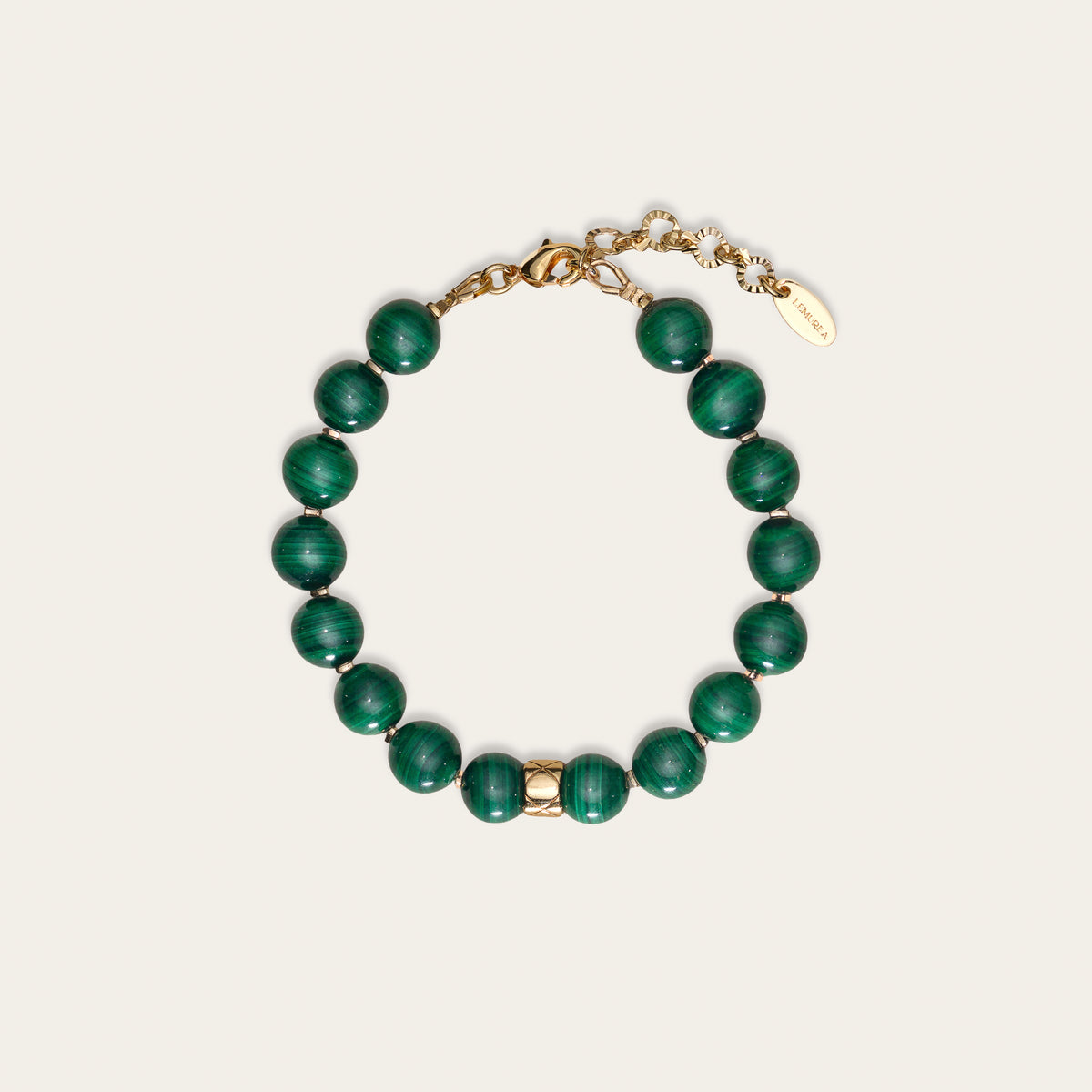 Lemurea Lattice | Malachite Transformation Bracelet