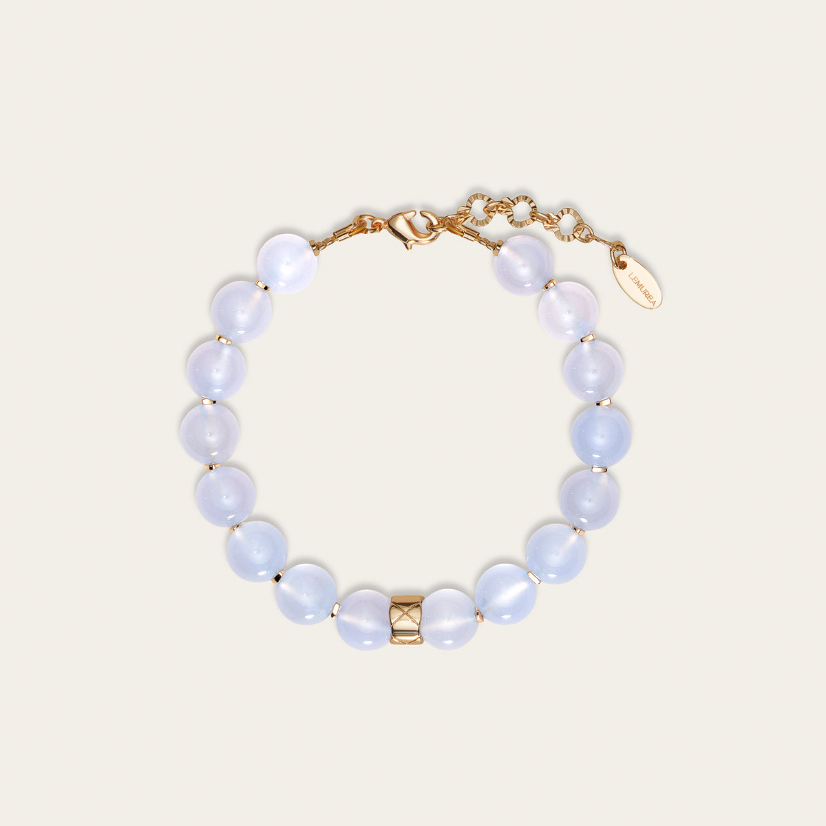 Lemurea Lattice | Blue Chalcedony Confidence Bracelet