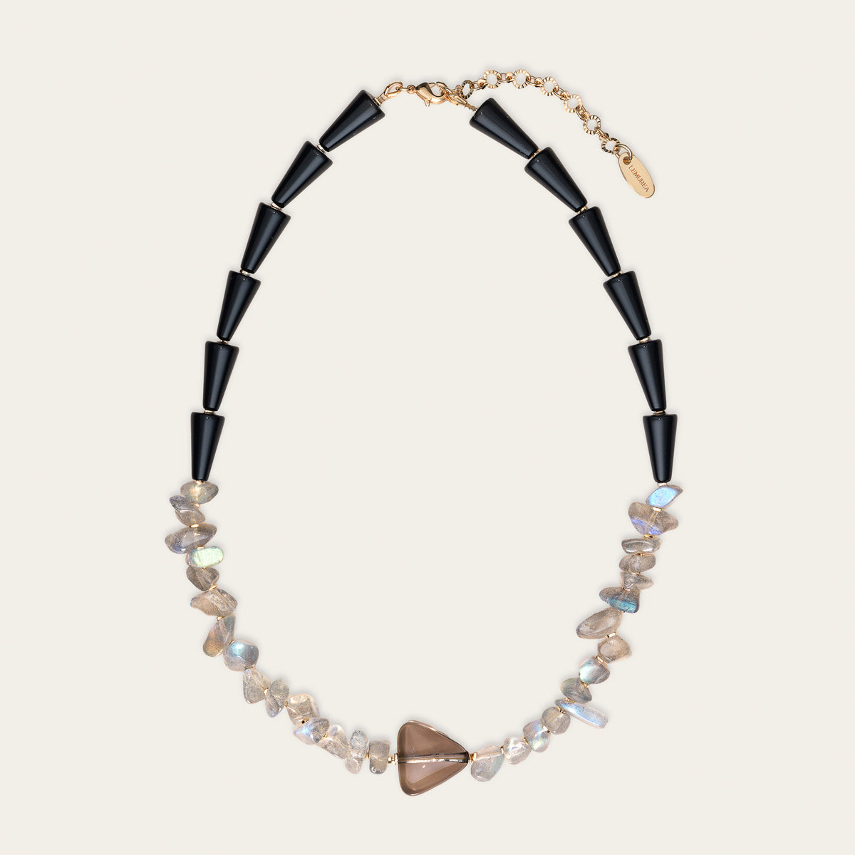 Labradorite Smoky Quartz Inner-Strength Necklace