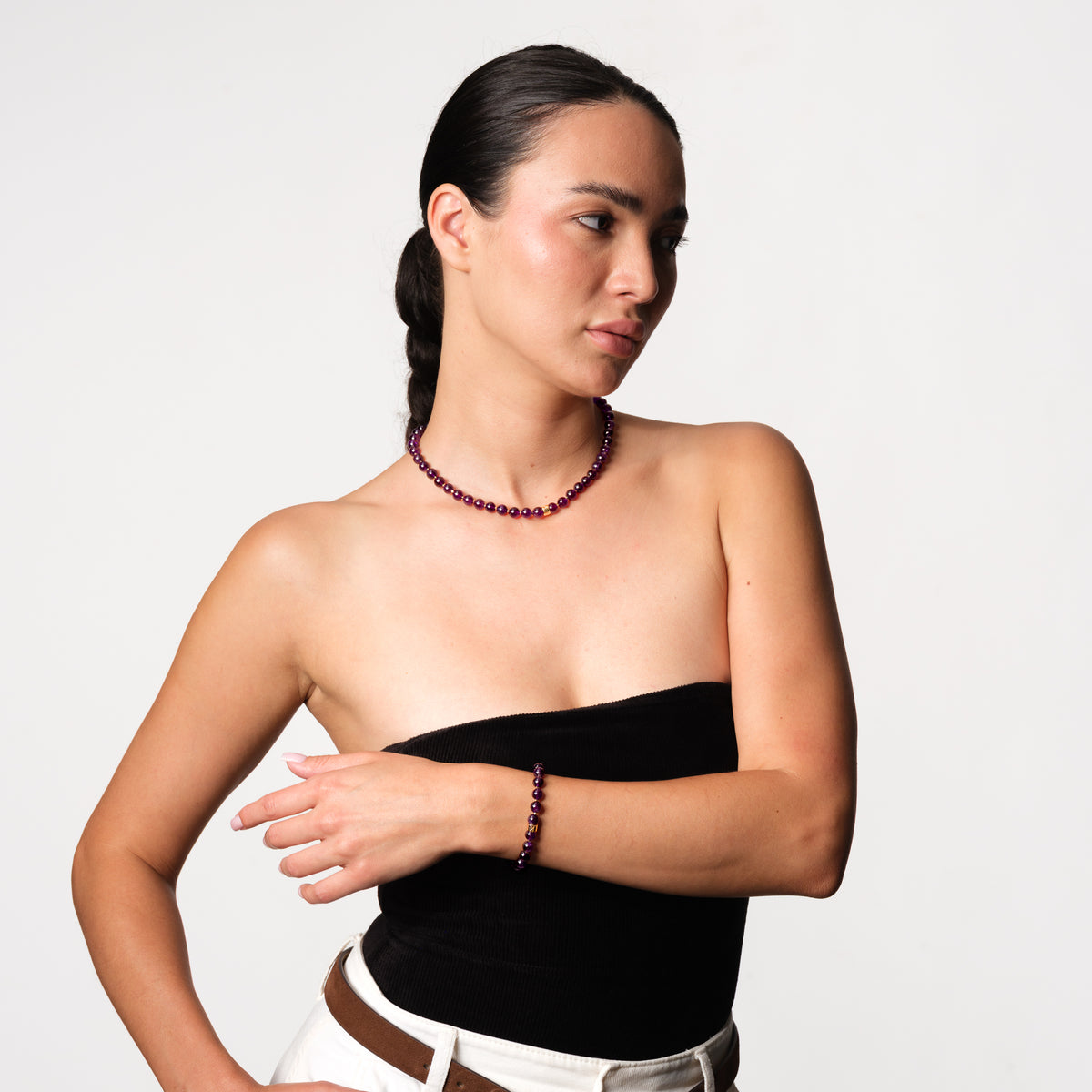 Lemurea Lattice |  Amethyst Intuition Necklace
