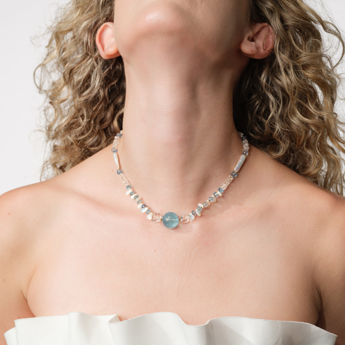 Aquamarine Ocean Breeze Necklace