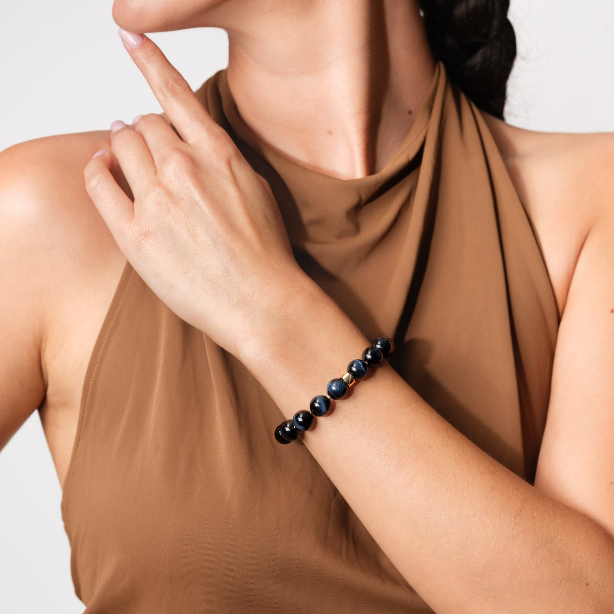 Lemurea Lattice | Tiger's Eye Courage Bracelet