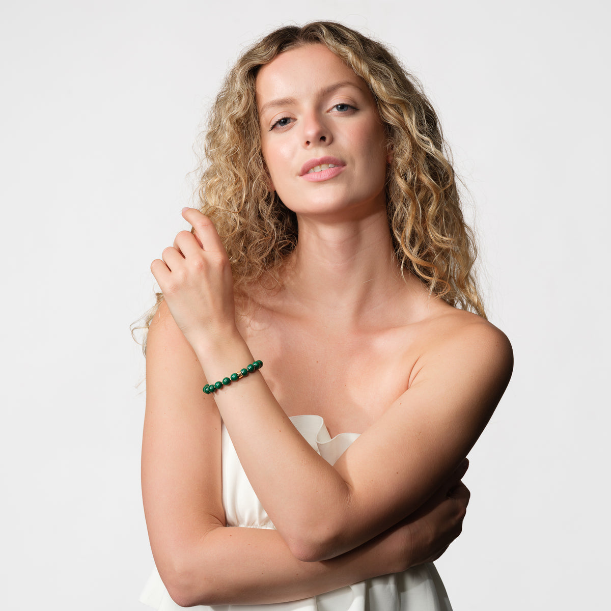 Lemurea Lattice | Malachite Transformation Bracelet