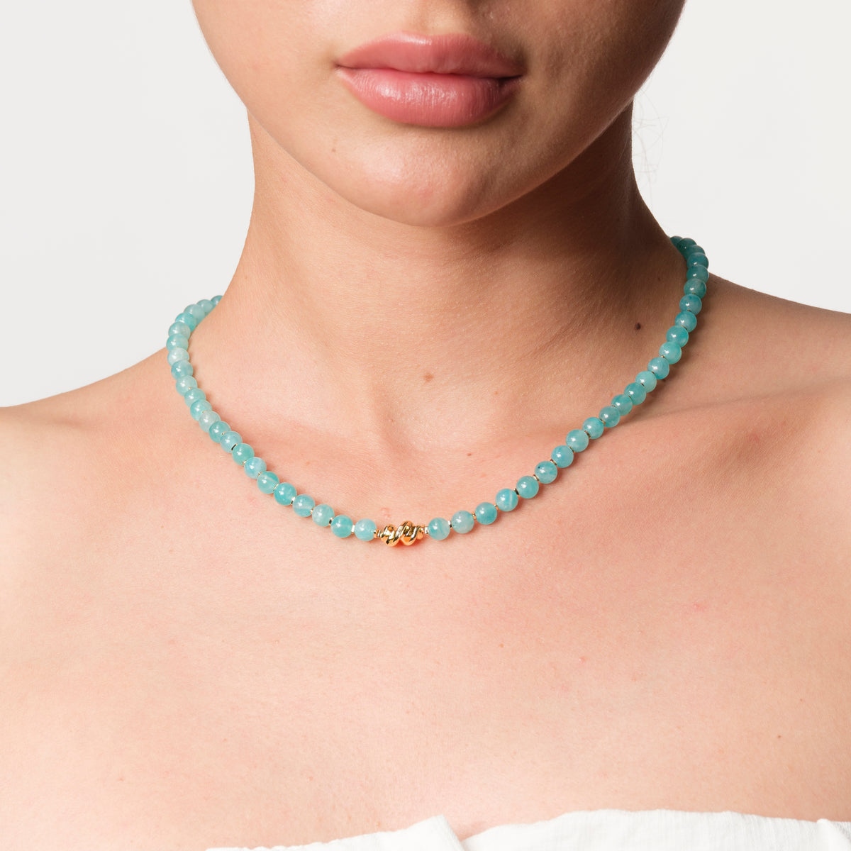 Lemurea Flow | Amazonite Calm Necklace