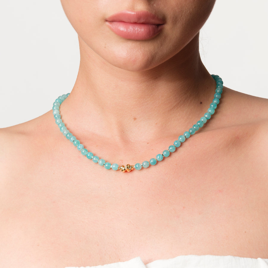 Lemurea Flow | Amazonite Calm Necklace