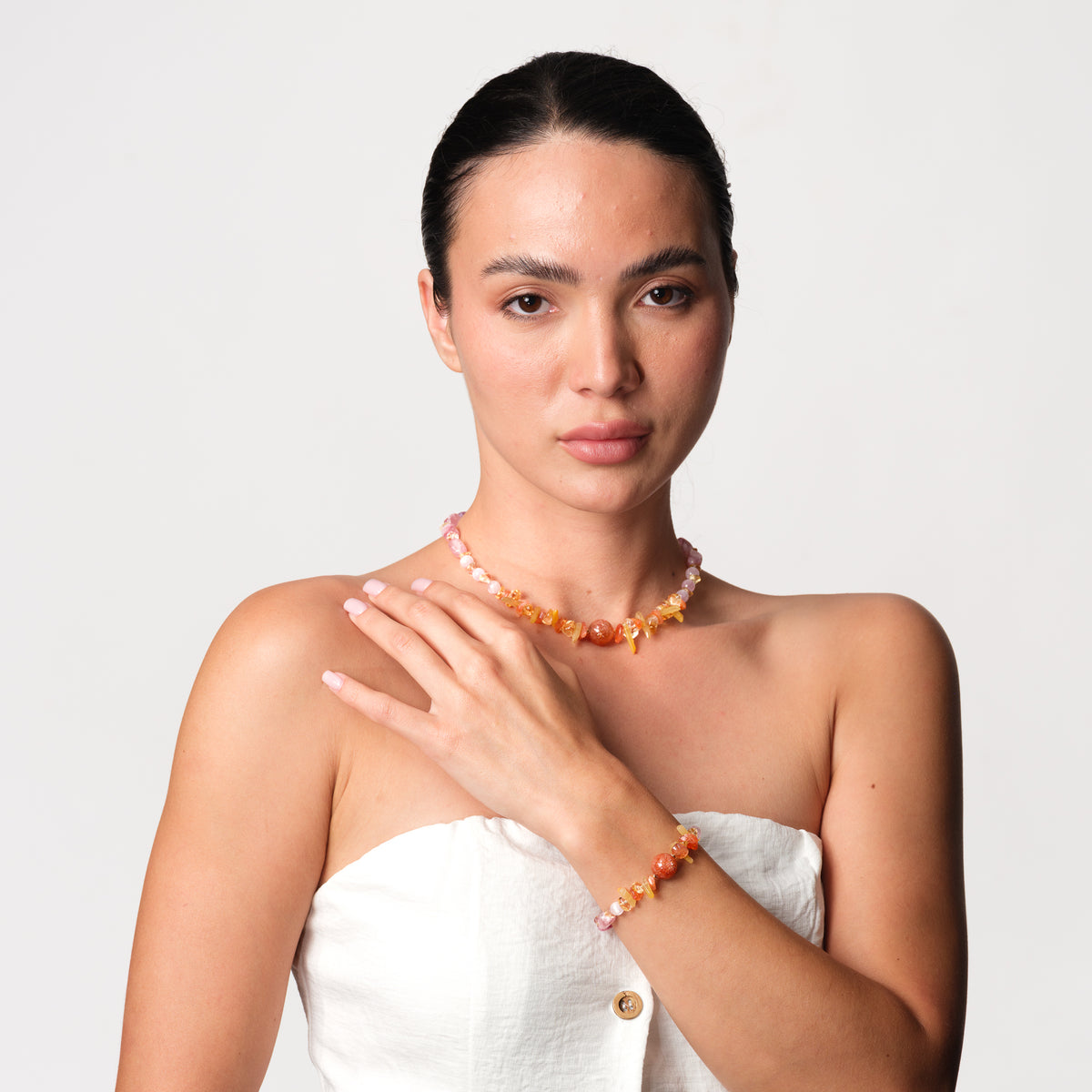 Malibu Sunset Necklace| Wear the golden glow of the California sunset