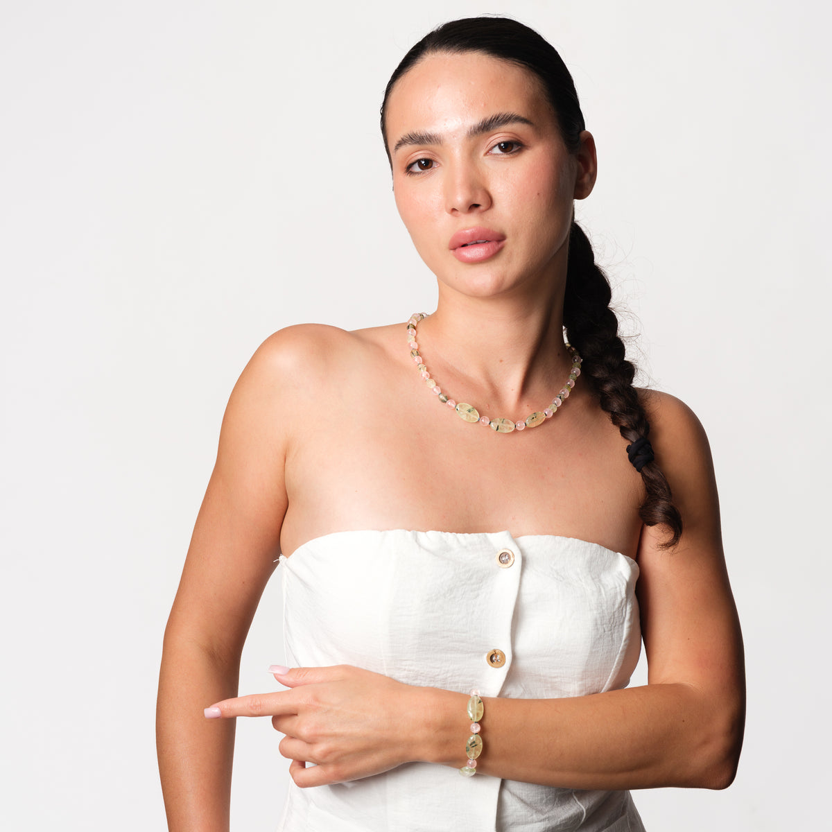 Prehnite Garden Renewal  Necklace