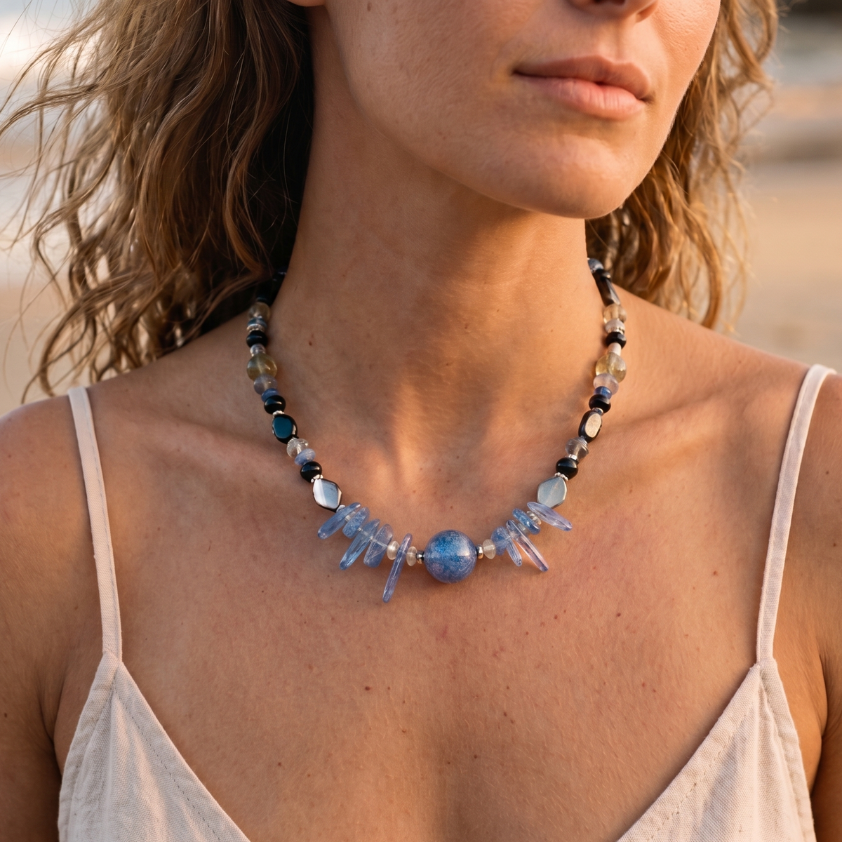 Joshua Tree Stargaze Necklace| Wear the still power of the desert night sky